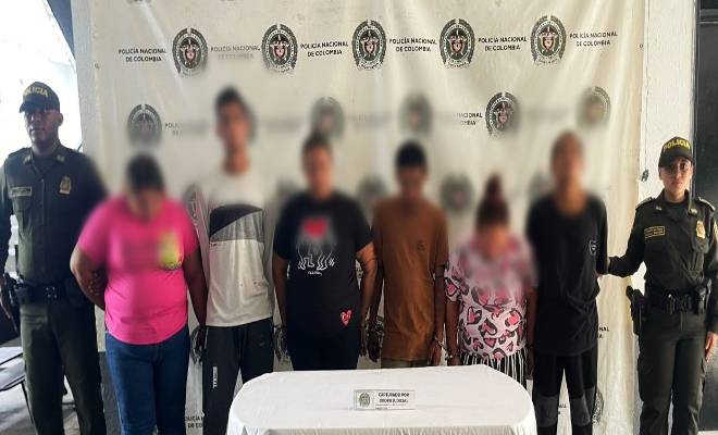 Capturados seis presuntos integrantes del GDCO “Los Almendros” en El Banco, Magdalena