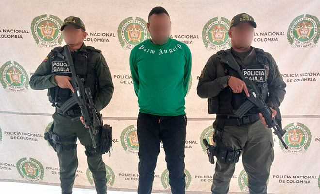Capturado alias “Luchon” por el delito de concierto para delinquir agravado
