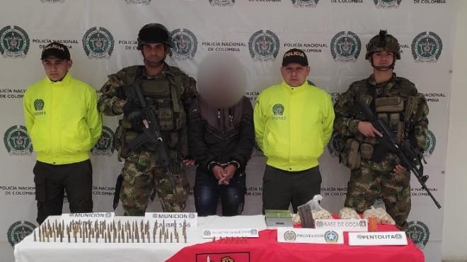 Capturado por fabricación, tráfico y porte de armas