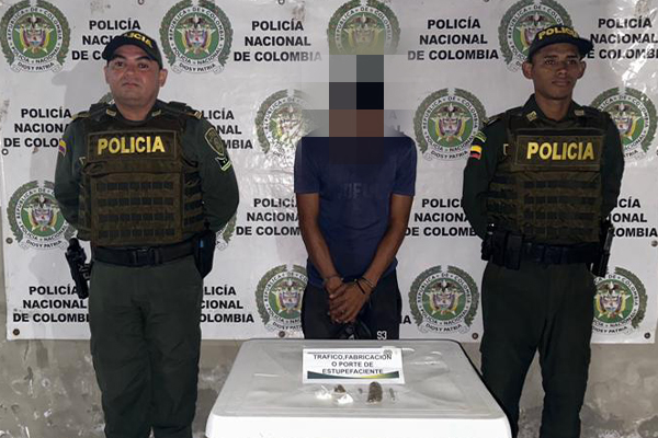 El estupefaciente incautado fue sacado de las calles y lejos de los jóvenes estudiantes de El Carmen de Bolívar, Mompox y Magangué. 
