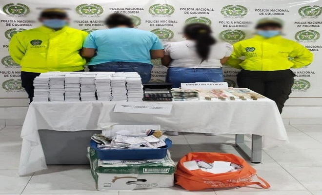 Se logró capturar a dos mujeres, dedicadas presuntamente a afectar la seguridad económica.