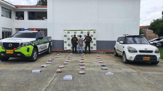 Incautados más de 108 kilogramos de estupefacientes en el norte del Valle