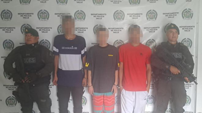 Medida privativa de la libertad para tres implicados en pertenecer al Grupo delincuencial “Los Cabezones”, en el norte del Valle