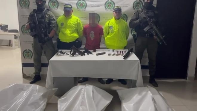 La Policía Nacional logra en las últimas horas afectar el grupo delincuencial organizado del Clan del Golfo en el norte del Valle