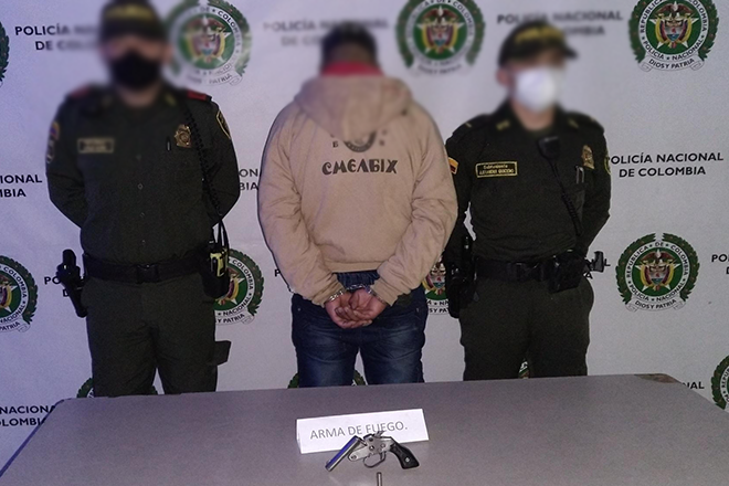 Capturamos a un sujeto por porte ilegal de armas de fuego