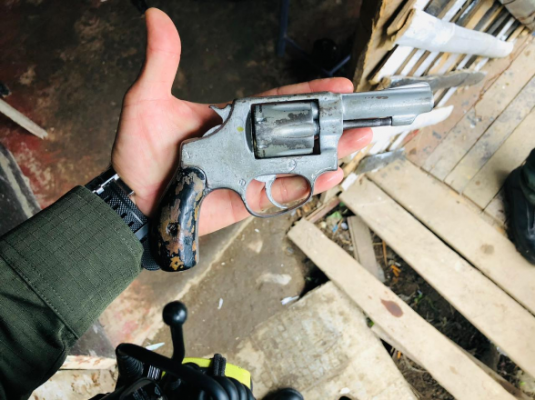 Capturamos un hombre de 28 años por porte ilegal de armas de fuego 