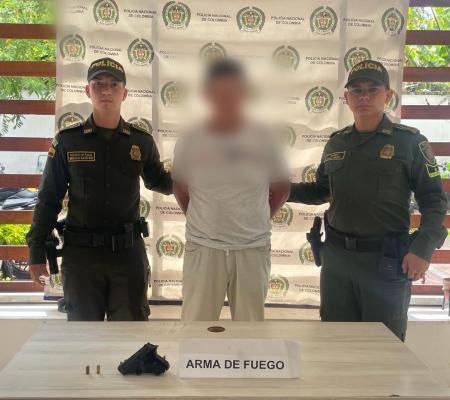 capturado porte ilegal de arma