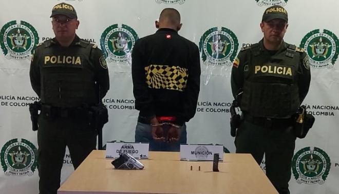 capturado un hombre por el delito de porte ilegal de armas de fuego