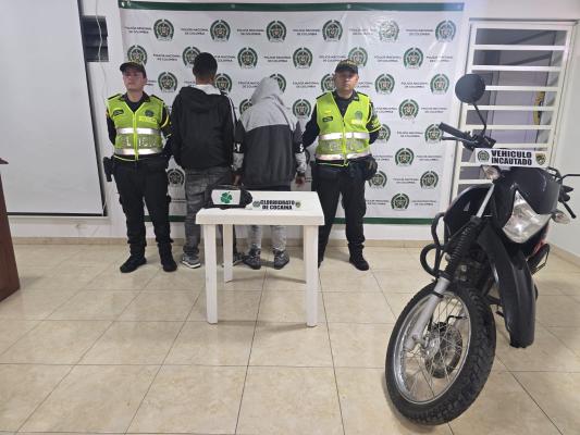 En el asiento de una motocicleta iba oculto más de mil dosis de clorhidrato de cocaína en el municipio de Toro