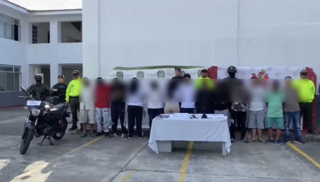 Capturados integrantes del grupo delincuencial Los Abuelos
