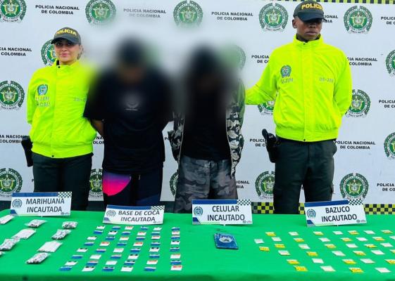 capturados presuntos expendedores de droga