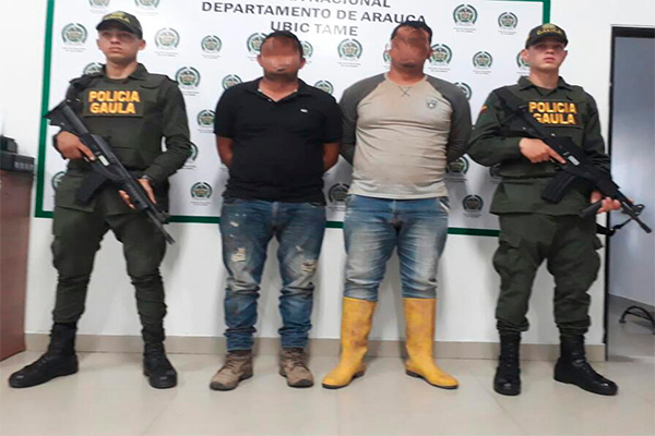 capturados  en Arauca