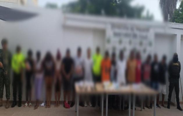 Operacion 'Maria', contra el microtráfico, deja 16 capturados