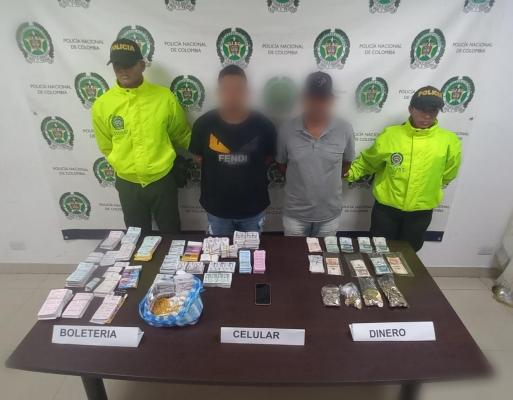 Dos personas capturadas por ejercicio ilícito de actividad monopolística de arbitrio rentístico