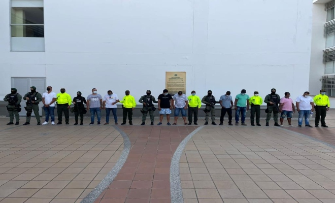 Capturados 10 extraditables del Clan del Golfo