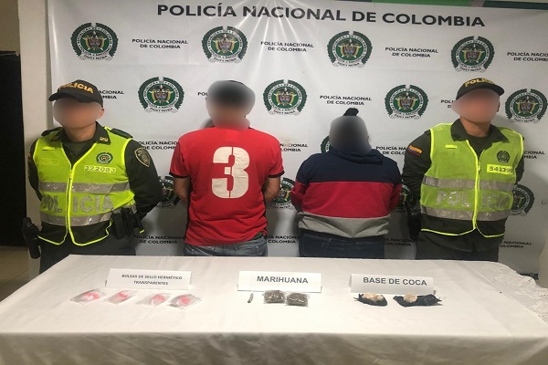 En persecución, fueron capturados con estupefacientes 