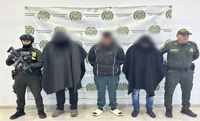 Capturados tres ciudadanos por tráfico de estupefacientes 