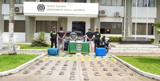 Dos capturados por el delito de tráfico, fabricación o porte de estupefacientes