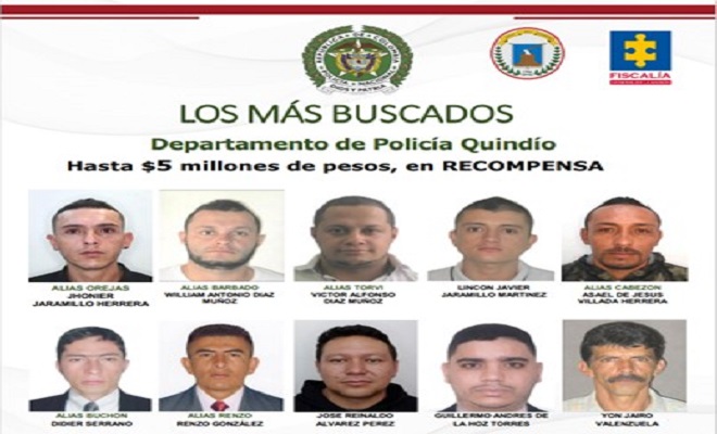 Los mas buscados en el Quindío