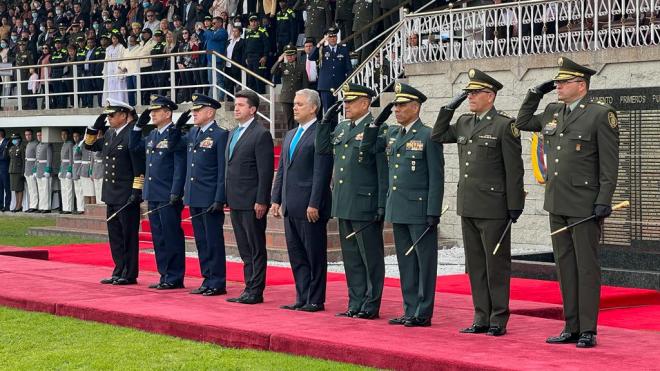 Cúpula militar y presidente de la República 