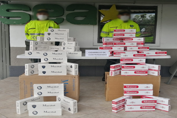    1.000 cajetillas de cigarrillos fueron aprehendidas en Manizales