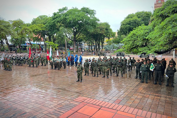 Destacamento de la Fuerza Pública participa en la ceremonia