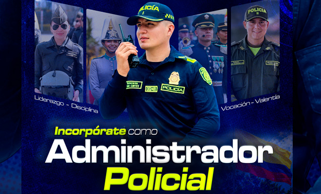 Oficiales de diferentes especialidades en servicio