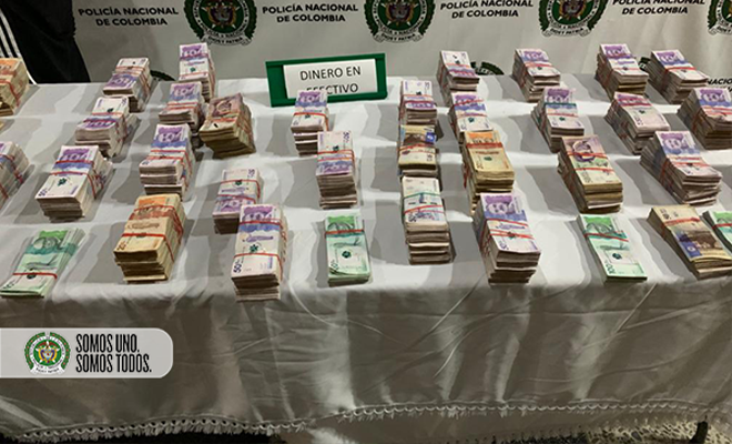 dinero incautado