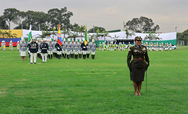 Ceremonia de transmisión de mando de la Escuela de Cadetes de Policía “General Francisco de Paula Santander”