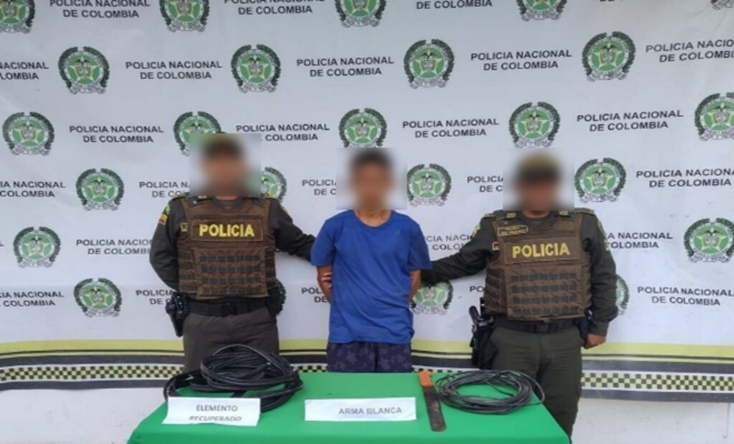 Dos personas capturadas por el delito de hurto