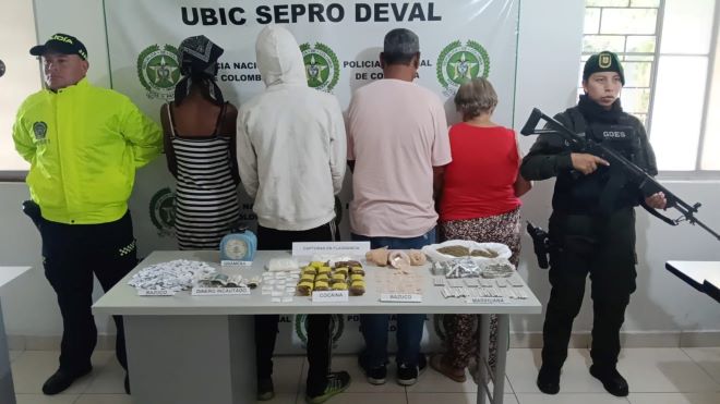 Capturadas cuatro personas por microtráfico en el barrio Loreto
