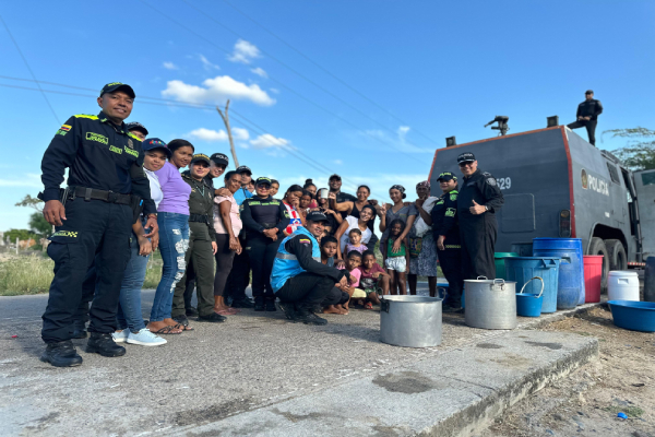 entrega agua
