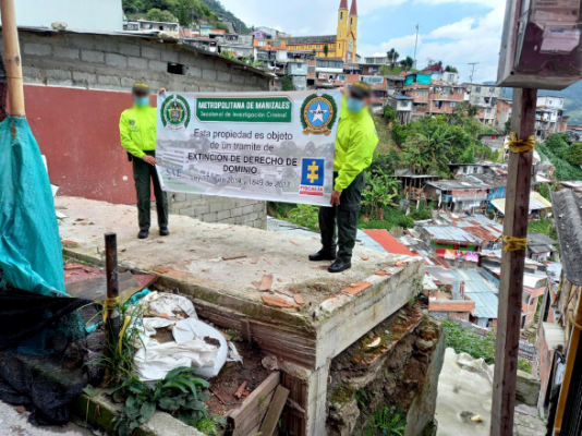 Extinción de dominio a bienes avaluados en $690.000.000