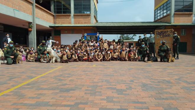 Acompañamiento regreso a clases, institución educativa la Arboleda