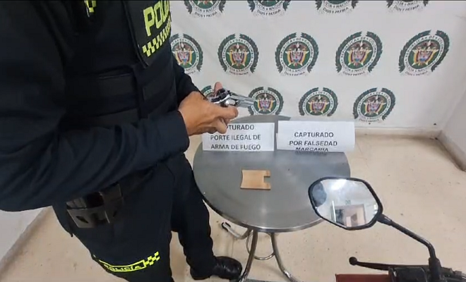 Captura por porte de arma de fuego 