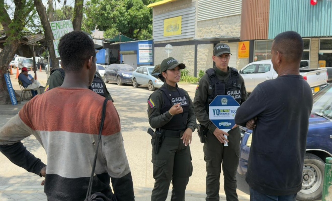 GAULA Policía Nacional refuerza prevención contra la extorsión y el secuestro en Montería