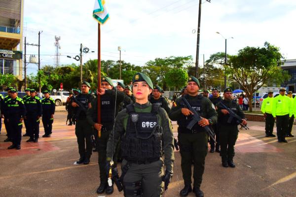 En la capital de la esperanza, conmemoramos los 131 años de la Policía Nacional.