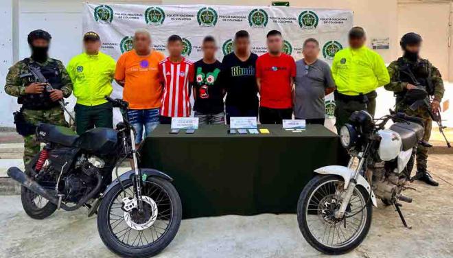 Capturados siete integrantes del grupo delincuencial ‘Los Por fin’