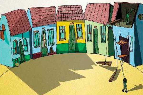 El policía que hace casas para desplazados y enfermos