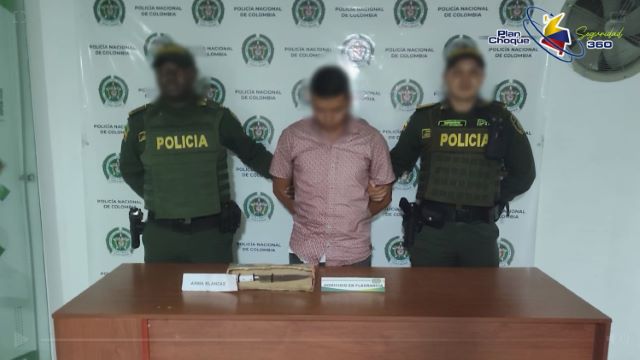 Capturado en flagrancia por el delito de homicidio con arma corto punzante en Dosquebradas