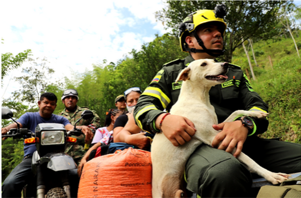 Simulacro de evacuación por posible erupción del Volcán Nevado del Ruiz