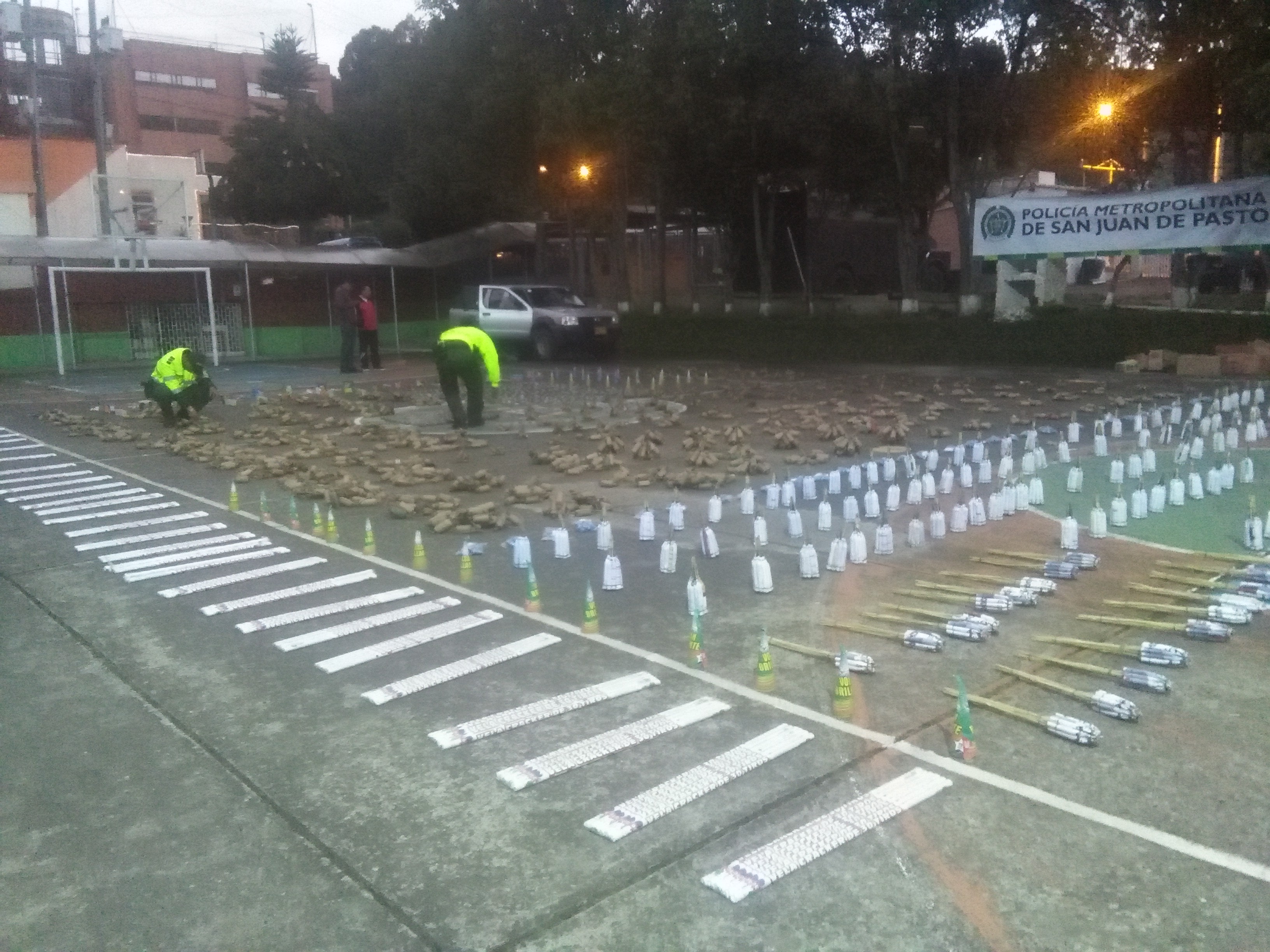 Millonario cargamento de pólvora es interceptado por la Policía Nacional-Pasto-Nariño