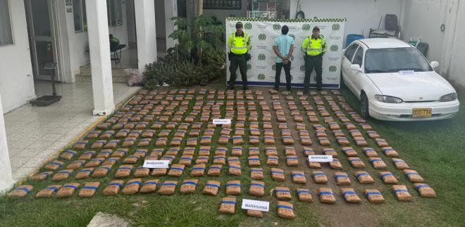 incautación de mas de 2500 kilogramos de estupefacientes