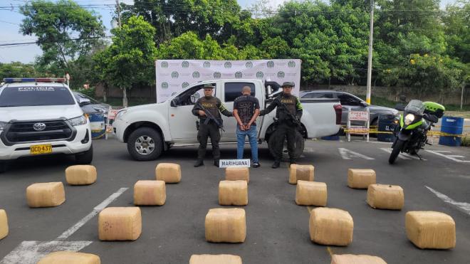 Duro golpe al Narcotráfico con la incautación de más de 300 kilos de marihuana