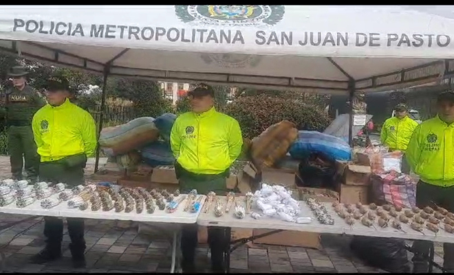  Resultando contundente en la lucha contra el uso de pólvora en Pasto