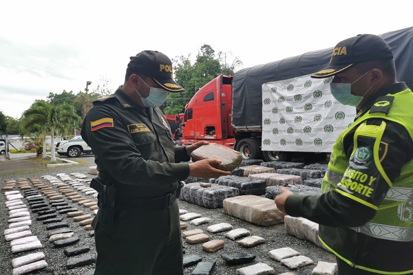 Más de 2 toneladas de marihuana venían encaletada en maíz 