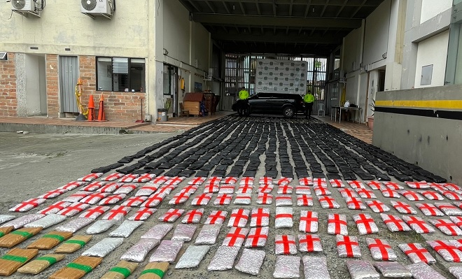 530 kilos de marihuana incautados en Itagüí 