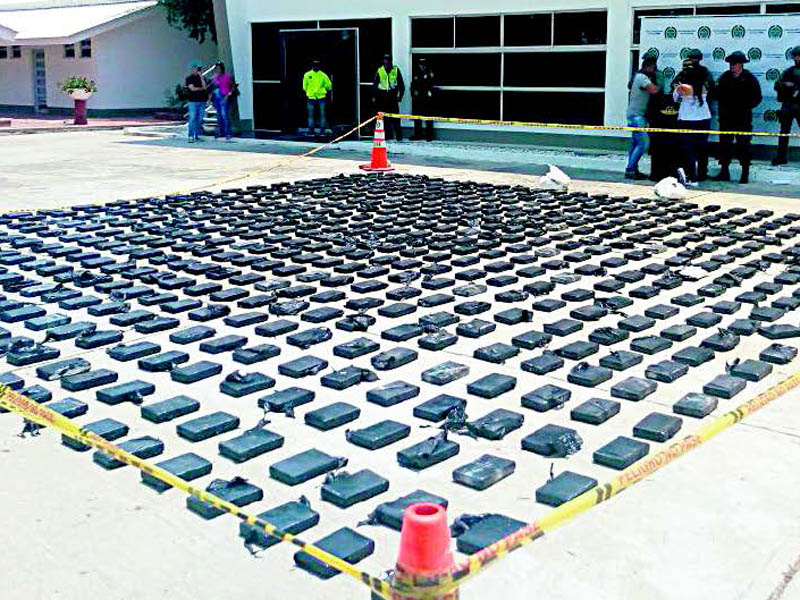 Incautados 604 kilos de cocaína en el departamento del Magdalena