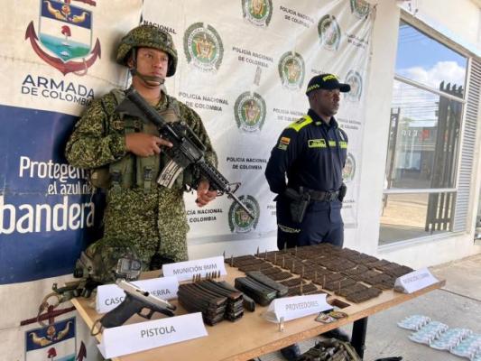 La Policía Nacional incauta municiones