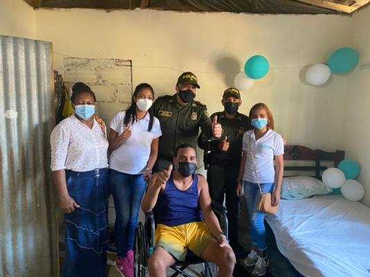 Elver Salinas sonríe a la vida gracias a la solidaridad colombiana